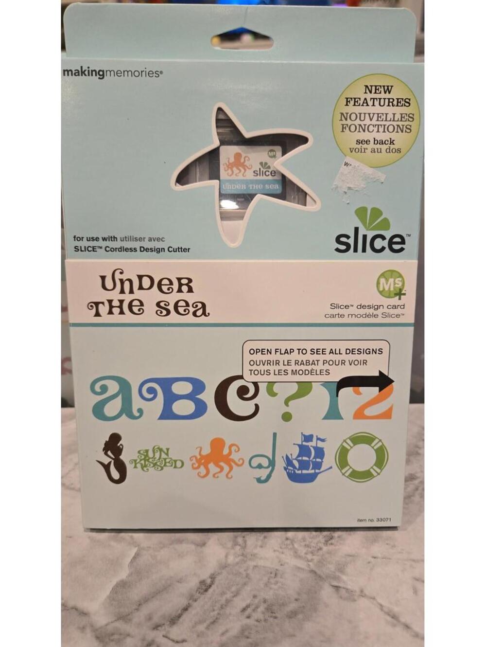 Making Memories Slice cartridge “Under The sea” NIB New